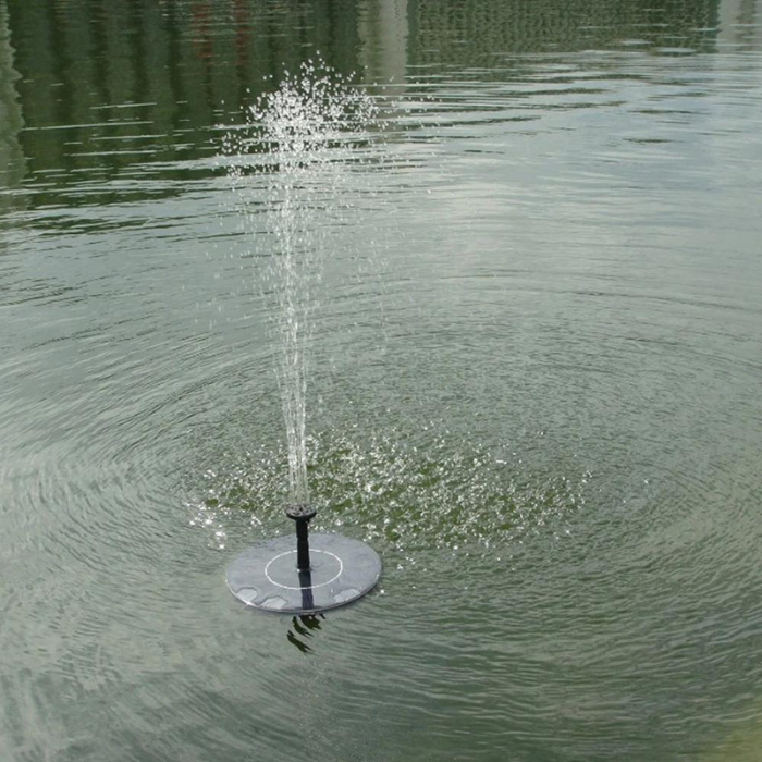 Solar-Powered Nature Fountain