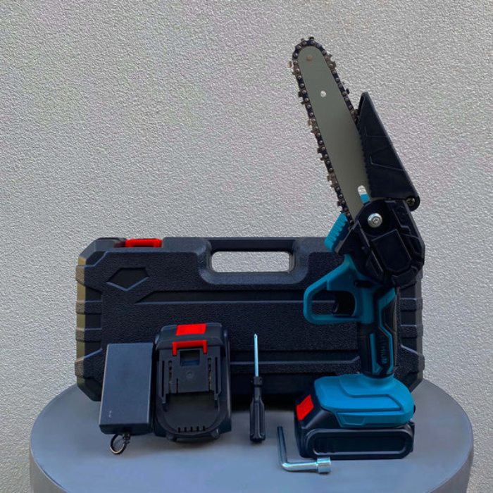Mini Cordless Electric Chainsaw + (2 FREE Batteries)
