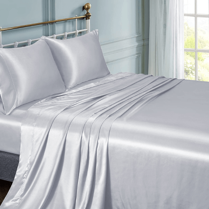 Silky Satin Cooling Bed Sheets