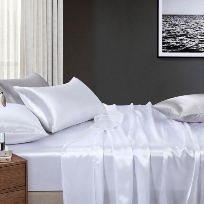 Silky Satin Cooling Bed Sheets